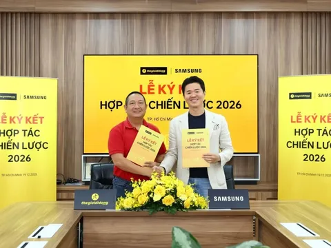 Hợp tác Thế Giới Di Động - Samsung 2026: Lấy AI và trải nghiệm sau mua làm trọng tâm