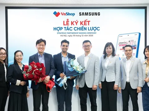 Samsung chính thức đưa sản phẩm lên VnShop thông qua hợp tác chiến lược
