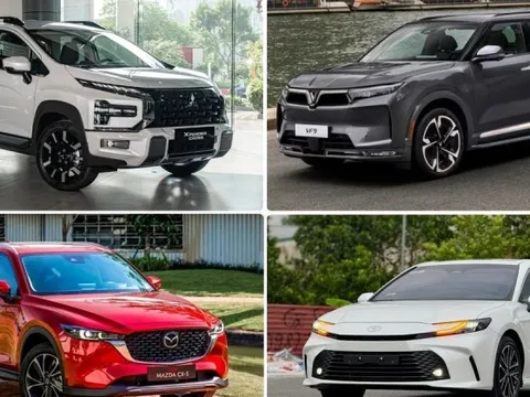 Loạt ô tô bán chạy nhất các phân khúc từ đầu năm 2025