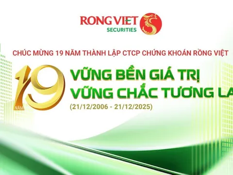 Chứng khoán Rồng Việt kỷ niệm 19 năm “Vững bền giá trị - Vững chắc tương lai”
