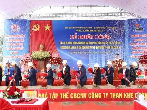TKV khởi công 2 dự án trọng điểm chào mừng Đại hội Đảng toàn quốc lần thứ XIV
