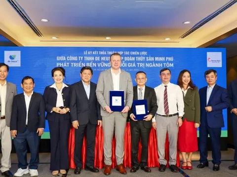 De Heus và Minh Phú phát triển bền vững chuỗi giá trị ngành tôm Việt Nam