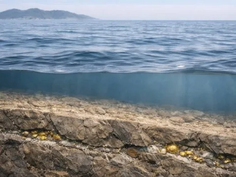 Phát hiện mỏ vàng dưới đáy biển lớn nhất châu Á