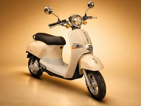 Mẫu xe máy điện giá chỉ 16,5 triệu, thiết kế kiêu sa như ‘tiểu Vespa’: Đi được 80km/1 lần sạc, hợp với mọi nhu cầu