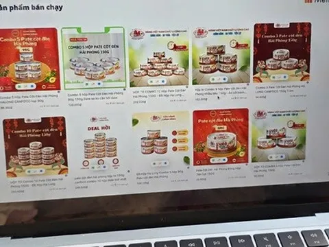 Pate cột đèn có doanh số hơn 21 tỷ đồng trên các sàn TMĐT trong 2025