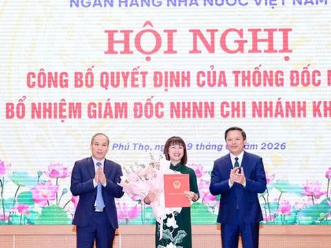 Bà Trương Thu Hòa làm Giám đốc NHNN Chi nhánh Khu vực 4