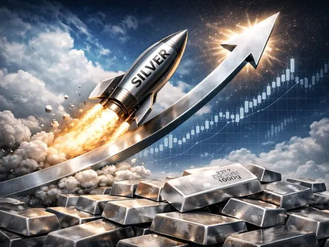 Bạc "tăng như tên lửa", vượt loạt “big tech” trở thành tài sản lớn thứ 2 thế giới