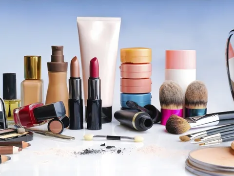 4 tấn mỹ phẩm không nguồn gốc vừa bị phát hiện tại cơ sở do bà V.N.T làm chủ