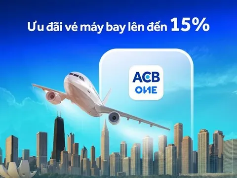Giảm đến 15% giá vé máy bay Vietnam Airlines khi đặt vé trên ACB ONE vào ngày thứ 5 hàng tuần