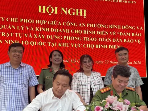 Sẵn sàng trấn áp tội phạm tại chợ Bình Điền, TP HCM