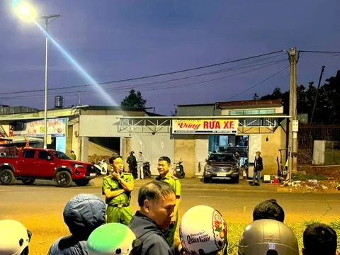 Cảnh sát phong toả căn nhà, truy tìm nghi phạm vụ cướp ngân hàng ở Gia Lai