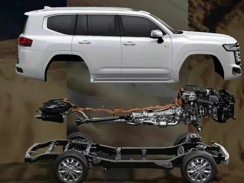 'Xe bố Chủ tịch' Toyota Land Cruiser phiên bản hybrid bán giá chưa đến 1,7 tỷ, khách Việt sẽ thích: Thiết kế bệ vệ, nội thất ở mức tiêu chuẩn, xăng ‘ăn như ngửi’