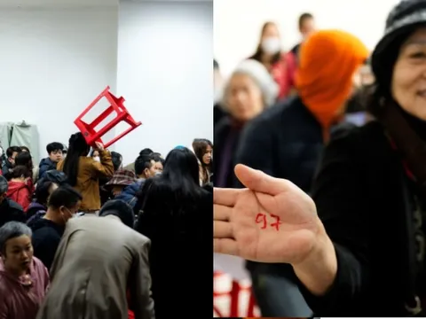 Hà Nội: Giá vàng giảm sốc chỉ sau một đêm, cảnh tượng tại phố Cầu Giấy khiến nhiều người không khỏi bất ngờ