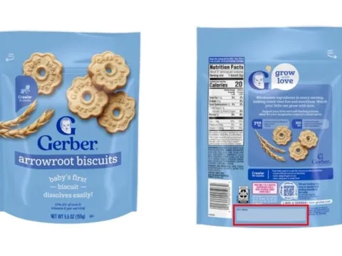 Cảnh báo khẩn: Nestlé thu hồi hàng loạt bánh ăn dặm Gerber vì nguy cơ lẫn nhựa và giấy