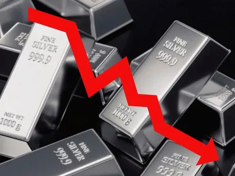 Cơn sập lịch sử của giá bạc: Thị trường bốc hơi 26% một ngày, bong bóng 120 USD tan vỡ?