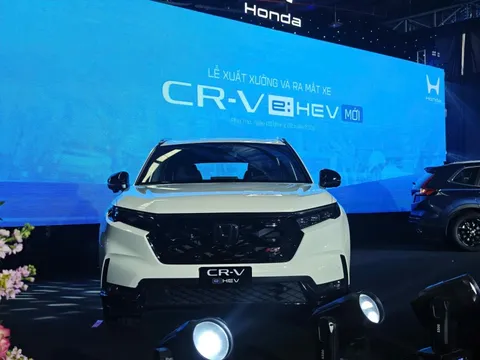 Honda Việt Nam chính thức trình làng CR-V e:HEV thế hệ mới, phiên bản hybrid e:HEV L lần đầu xuất hiện