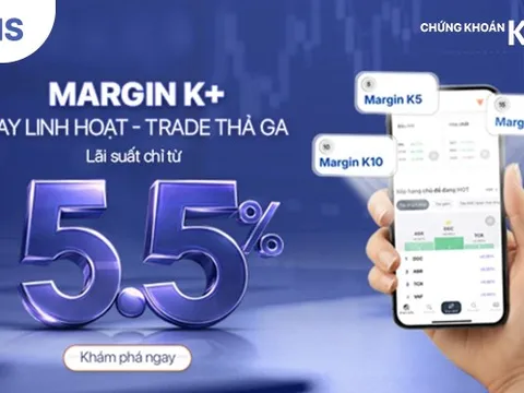 KIS Việt Nam ra mắt Margin K+, lãi vay chỉ từ 5,5%/năm