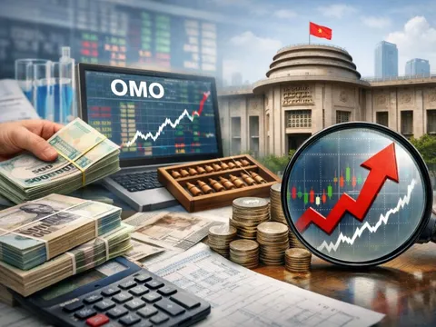 Lãi suất qua đêm VND lên gần 10%: NHNN bơm lượng lớn thanh khoản đầu tháng 2/2026