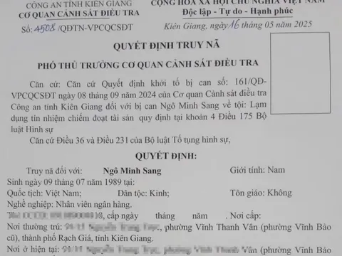 Cựu Giám đốc ngân hàng chiếm đoạt tiền tỷ chính thức ra đầu thú