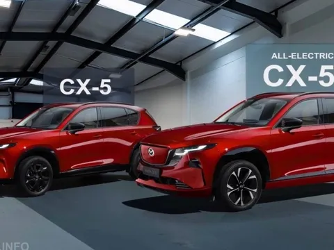 Xem trước Mazda CX-5 bản thuần điện: Thiết kế nhiều đường nét ‘kế thừa’, nội thất được lên tầm cao cấp hơn, có 700 triệu mua được không?