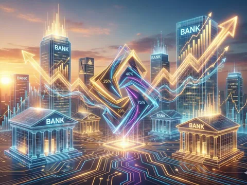 Thị phần nhóm ngân hàng niêm yết thay đổi ra sao sau năm 2025?