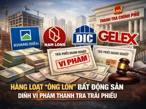 Khang Điền (KDH), Nam Long (NLG), DIC Corp (DIG), Gelex (GEX), … bị điểm tên trong kết luận thanh tra về trái phiếu