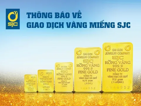 Trước ngày vía Thần Tài, SJC phát thông báo quan trọng tới người mua vàng