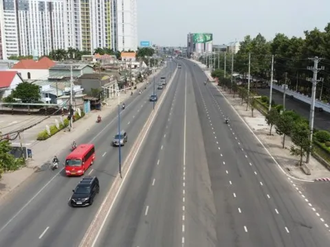 Hình hài Quốc lộ 13 đoạn qua khu vực Bình Dương sau nhiều năm thi công