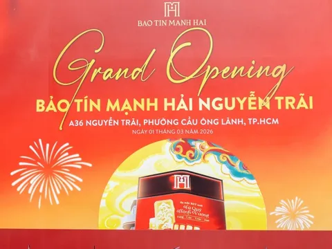 Khai trương cửa hàng lớn nhất của Bảo Tín Mạnh Hải tại TP. HCM