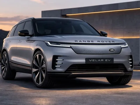 Bất ngờ với diện mạo của Range Rover Velar EV: Lưới tản nhiệt kín, nền tảng 800V tiên tiến, chuẩn bị thách thức cả BMW iX và Porsche Macan EV