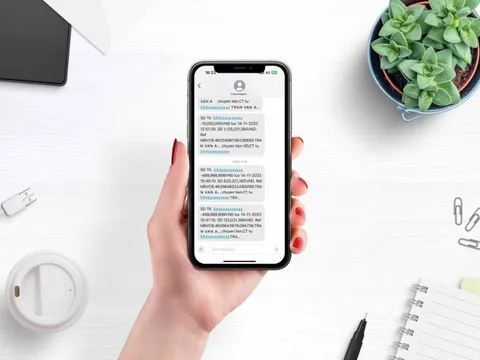 Từ nay, một ngân hàng không gửi SMS thông báo biến động số dư trong trường hợp sau