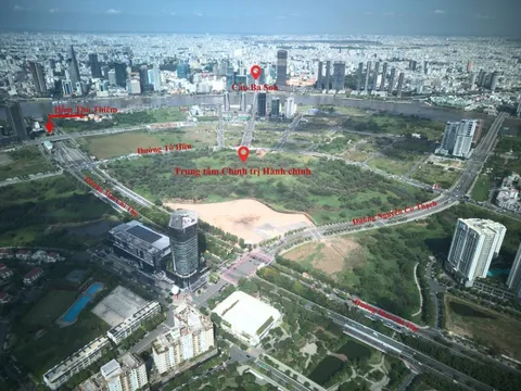 Cận cảnh vị trí sắp xây trung tâm hành chính mới của TP.HCM