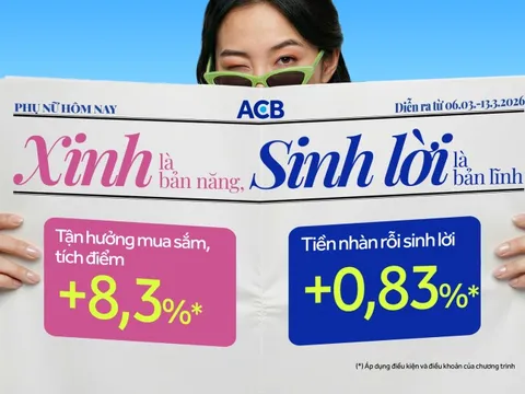 Xinh là bản năng, sinh lời là bản lĩnh - Lời chúc 8/3 trọn vẹn từ ACB
