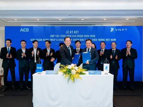 ACB bắt tay VNPT, mở rộng hệ sinh thái tài chính công nghệ giai đoạn 2026 - 2030