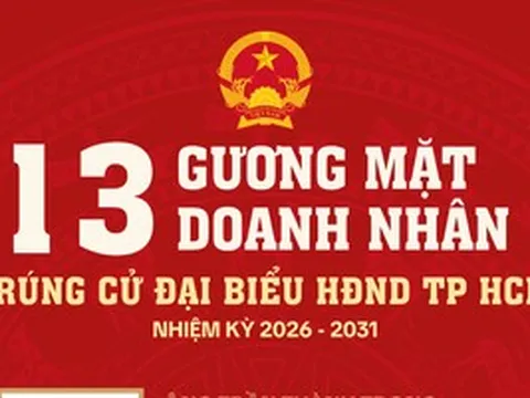 [Infographic] Danh sách những doanh nhân trúng cử Đại biểu HĐND TPHCM nhiệm kỳ 2026 – 2031