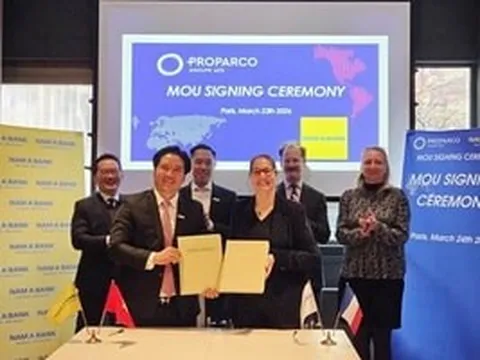 Nam A Bank và Proparco ký kết biên bản ghi nhớ hợp tác: Thúc đẩy nguồn lực tài chính xanh tại Việt Nam