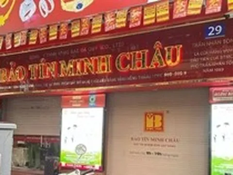 Bảo Tín Minh Châu đóng cửa, website 'tắt' cập nhật giá vàng
