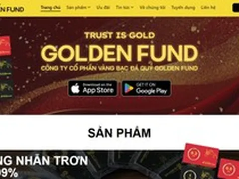 Nền tảng mua bán vàng Golden Fund: Trụ sở đóng cửa, hệ thống tê liệt