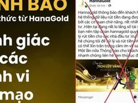 Tiệm vàng HanaGold 3 lần lên tiếng, nhưng điều nhà đầu tư quan tâm nhất chưa rõ câu trả lời