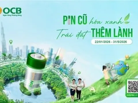 Hành trình pin cũ 'hóa xanh' sau khi được thu gom tại OCB