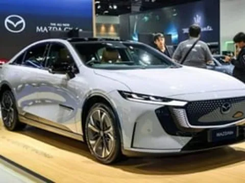 Trình làng Mazda 6e 2026: Sedan thuần điện đi 550 km, sạc 15 phút từ 30 lên 80% giá chỉ hơn 900 triệu
