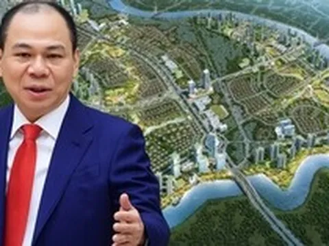 Siêu dự án 2,8 tỷ USD ở cửa ngõ thành phố giàu nhất Việt Nam do Vinhomes của tỷ phú Phạm Nhật Vượng đầu tư đạt cột mốc quan trọng