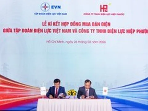 EVN ký hợp đồng mua bán điện cho dự án Nhà máy điện LNG Hiệp Phước