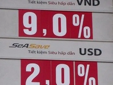 Lãi suất tiết kiệm ngân hàng tăng cao