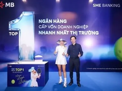 Khi ‘Top 1 tốc độ’ hội ngộ: VĐV số 1 thế giới Anna Leigh Waters đến MB - ngân hàng cấp vốn nhanh nhất cho doanh nghiệp