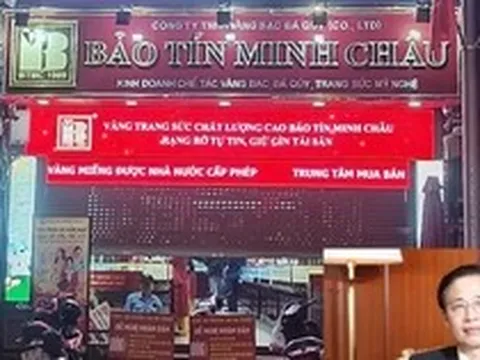Bắt tạm giam ông Vũ Minh Châu, nguyên Giám đốc Công ty vàng Bảo Tín Minh Châu và con trai