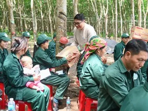 Công đoàn Cao su Việt Nam chăm lo toàn diện cho người lao động