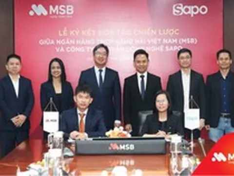 MSB hợp tác SAPO mở lối hệ sinh thái số toàn diện cho hộ kinh doanh Việt