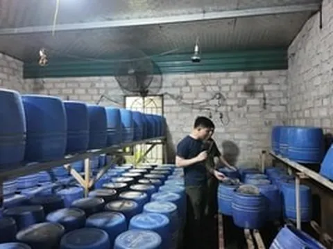 Nghi ngờ xưởng sản xuất giá đỗ của Tạ Văn Xã, công an đột kích thu giữ 4 tấn hàng có chứa chất độc