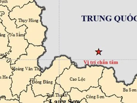 Lạng Sơn rung lắc do ảnh hưởng từ trận động đất gần biên giới Việt - Trung